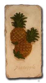 Pineapples Wall Plaque