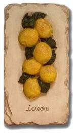 Lemons Wall Plaque