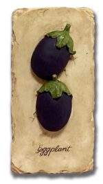 Eggplant Wall Plaque
