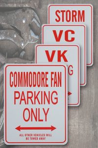AUSSIE HOLDEN COMMODORE FANS - Miniature Fun Parking Signs