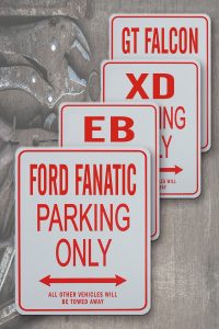 AUSSIE FORD FANS - Miniature Fun Parking Signs