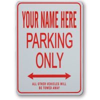 Personalised Parking Signs - Miniature Fun Parking Signs