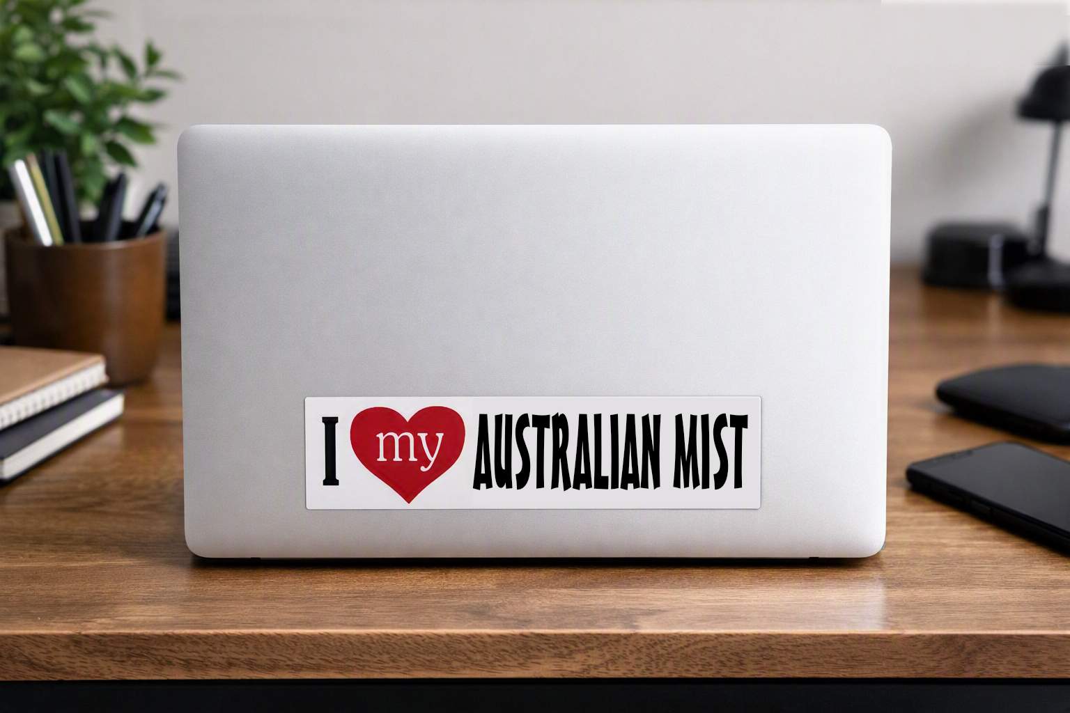 AUSTRALIAN MIST Cat Sticker – Waterproof Vinyl Bumper & Bottle Decal - Image 5